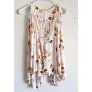 Free People Flowy Floral Top - Size XS